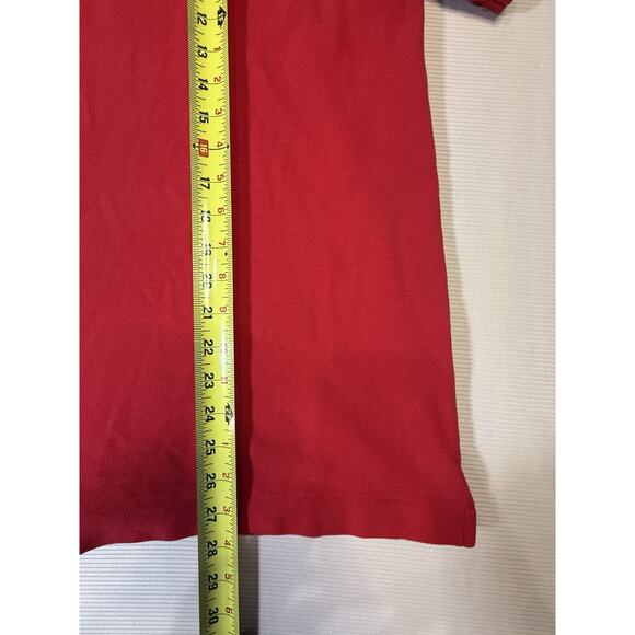 Vineyard Vines Classic Whale Short Sleeve Polo Shirt (Men's Large) Red - Picture 8 of 8